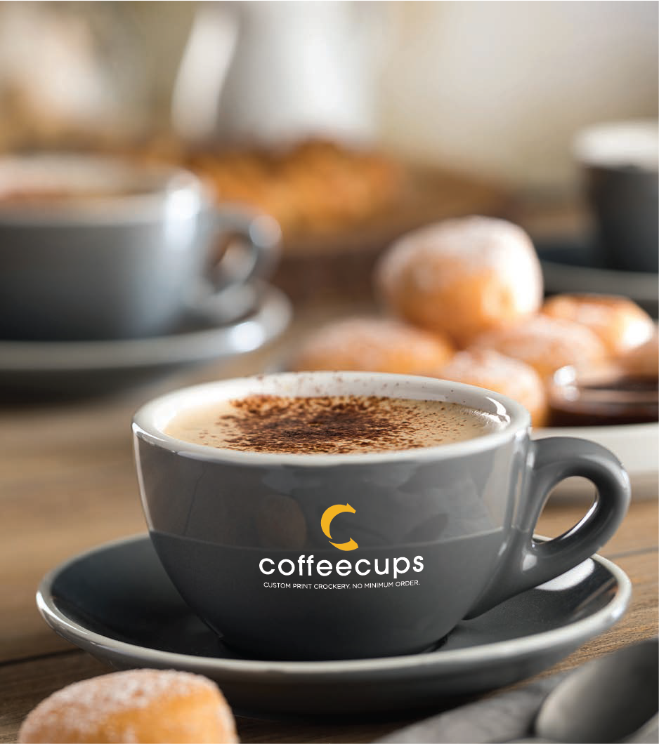 Coffeecups - Custom Printed Crockery with No Minimum Order