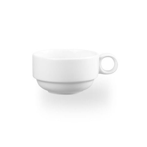 Churchill Profile White Stacking Cup 7oz/200ml - Coffeecups.co.uk