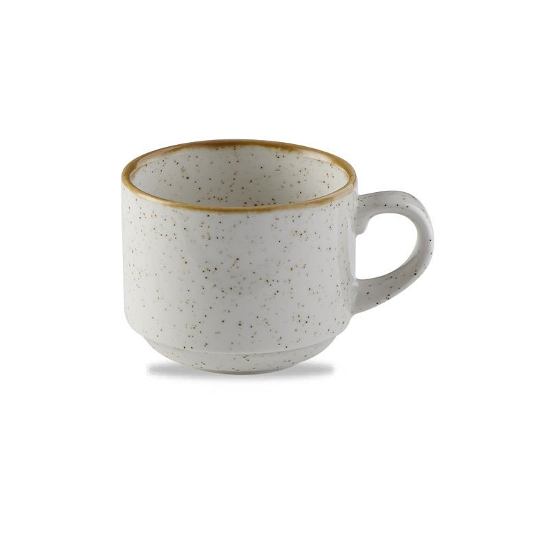 Churchill Stonecast Stacking Cups 7.7oz/220ml - Coffeecups.co.uk