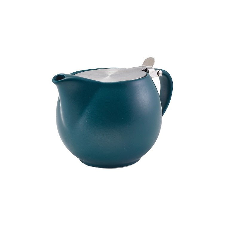 GenWare Matt Teapots w. Stainless Steel Lid & Infuser 17.6oz/500ml - Coffeecups.co.uk