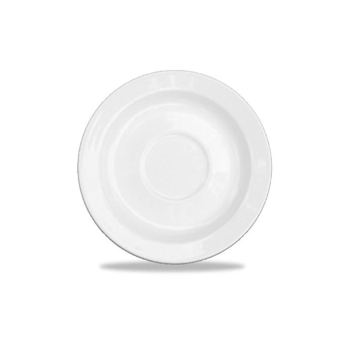 Churchill Alchemy White Consommé Stand Saucer 15.3cm/6" - Coffeecups.co.uk