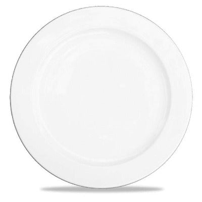 Churchill Alchemy White Service Plate 33cm/13" - Coffeecups.co.uk