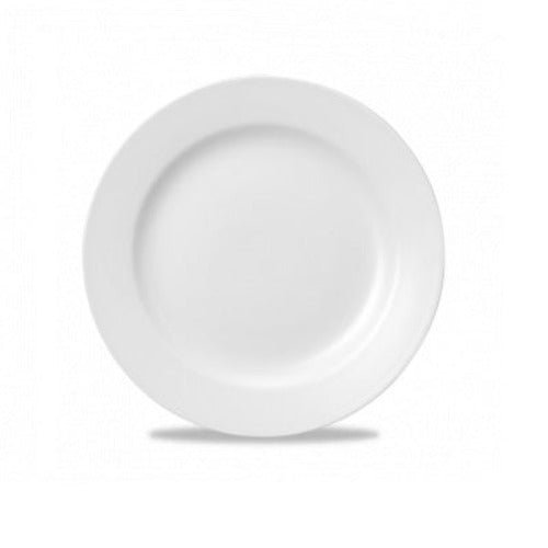 Churchill Classic White Rimmed Plate 20.3cm/8" - Coffeecups.co.uk