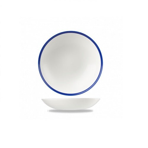 Churchill Retro Blue Coupe Bowl 18.2cm/7.2" - Coffeecups.co.uk