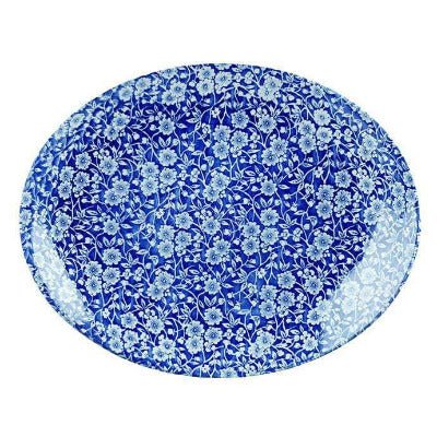 Churchill Vintage Prague Victorian Calico Oval Plate 31.7cm/12.5" - Coffeecups.co.uk