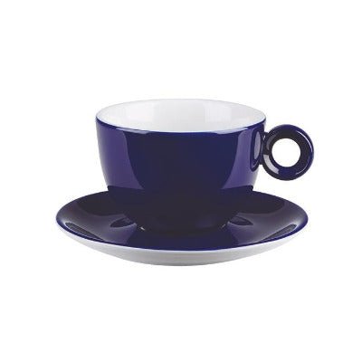 Costa Verde Cafe Cappuccino Saucers 16cm (Fits 8oz & 12oz Cups) - Coffeecups.co.uk