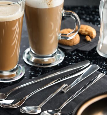 Cranked Latte Spoon (Dozen) - Coffeecups.co.uk