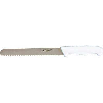GenWare 8"/20.3cm Serrated Bread Knife White - Coffeecups.co.uk