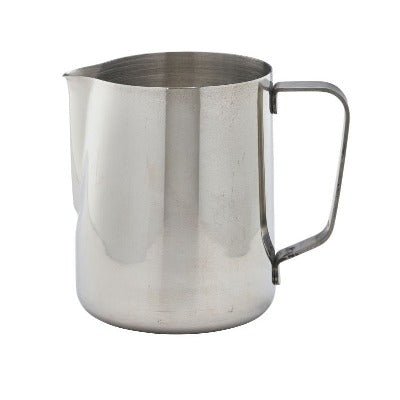 GenWare Stainless Steel Conical Jug 900ml/32oz - Coffeecups.co.uk