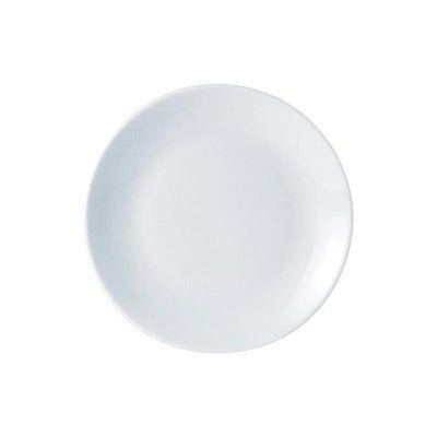 Porcelite Coupe Plate 22cm/8.7" - Coffeecups.co.uk