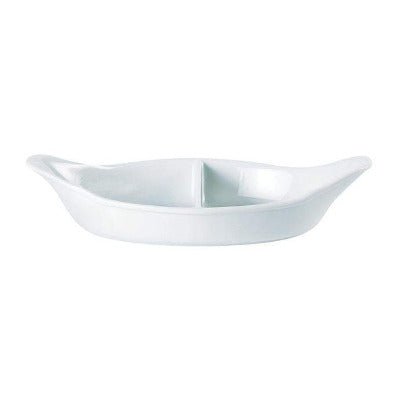 Porcelite Divided Vegetable Dish 28cm/11" - Coffeecups.co.uk