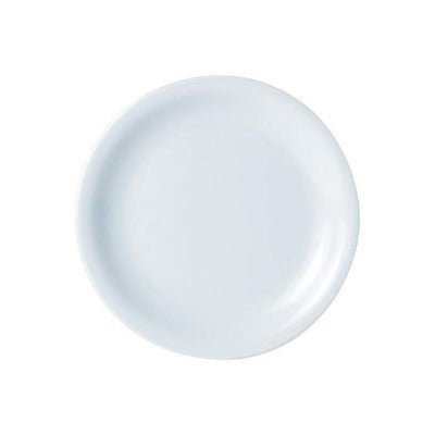 Porcelite Narrow Rim Plate 22cm/8.7" - Coffeecups.co.uk