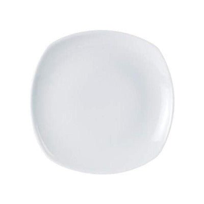 Porcelite Square Plate 25cm/9.8" - Coffeecups.co.uk