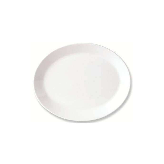 Steelite Simplicity Oval Coupe Plate 20cm/7.9" - Coffeecups.co.uk