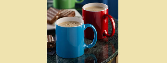 Adding A Pop of Colour to Your Straight Sided Mug - Coffeecups.co.uk