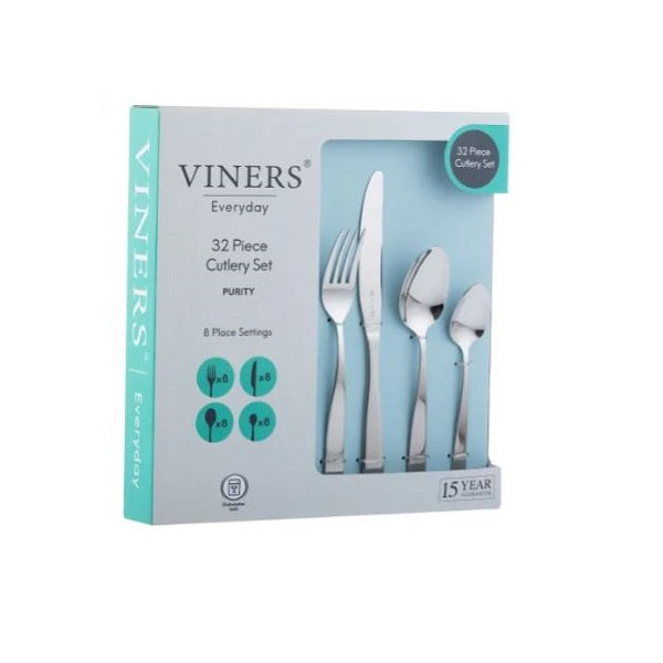 Everyday Purity 18/0 32 Piece Cutlery Set