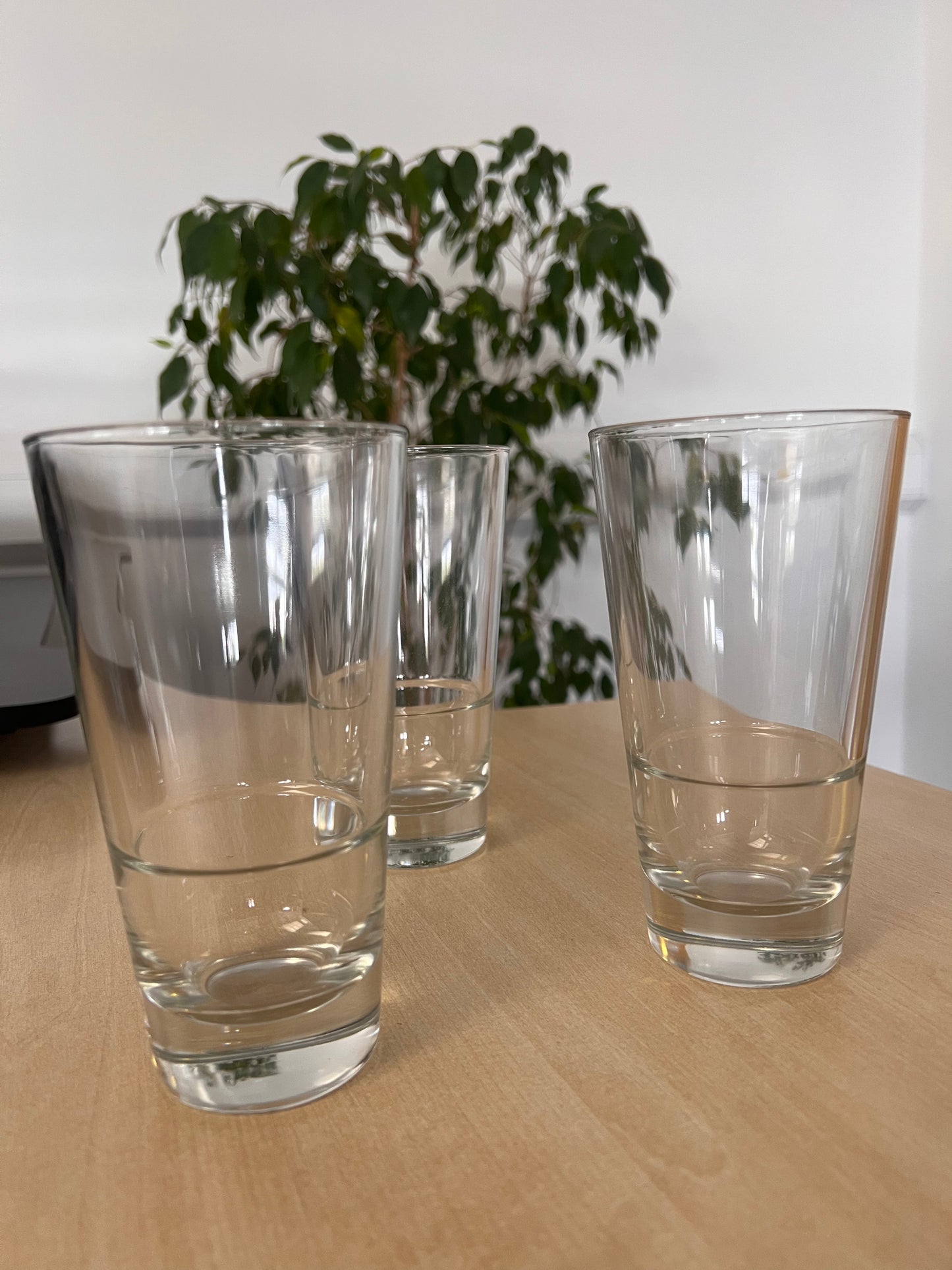 Borgonovo Conical Stacking highball glass 420ml. REDUCED TO CLEAR