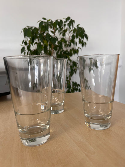 Borgonovo Conical Stacking highball glass 420ml. REDUCED TO CLEAR