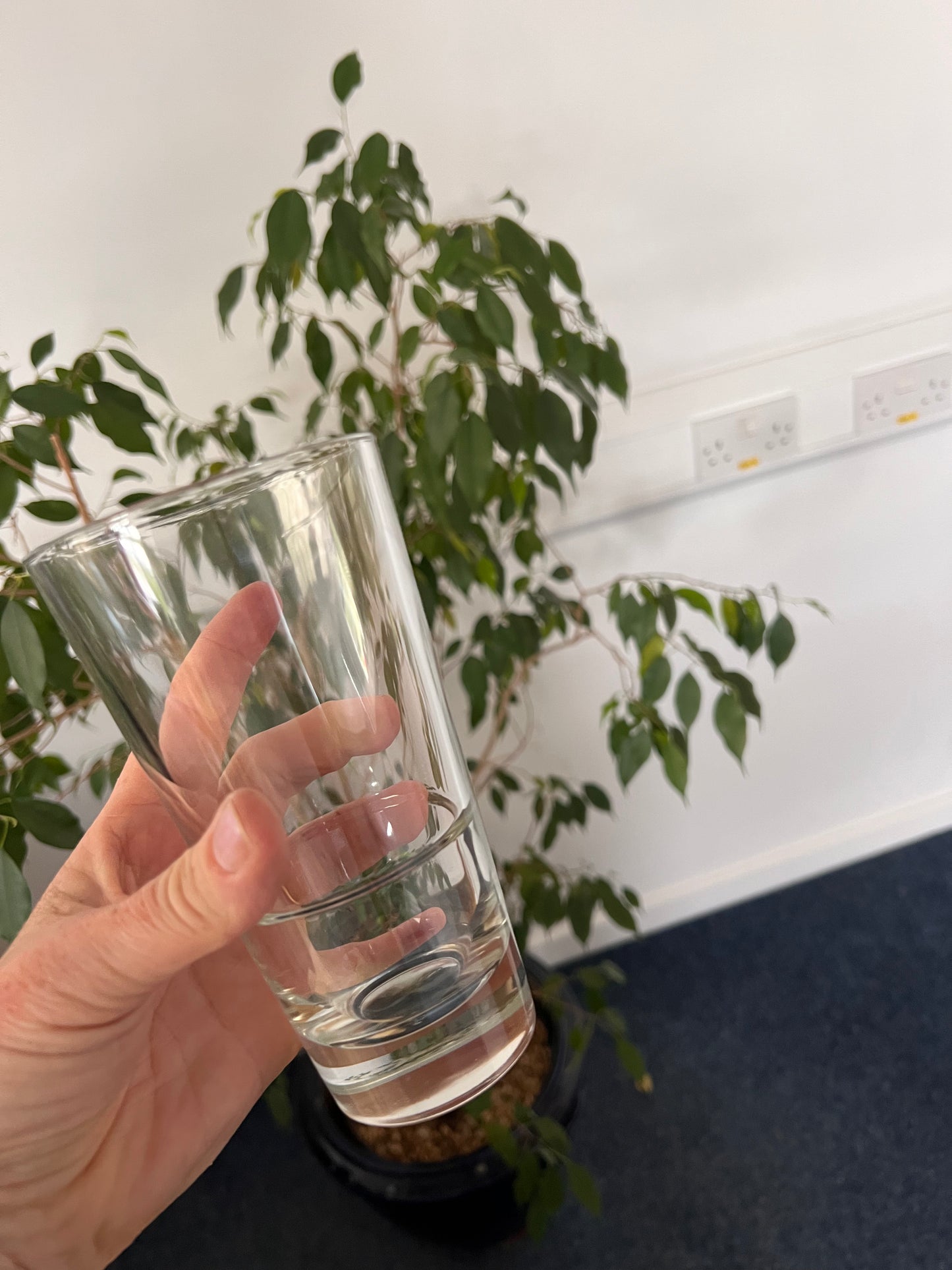 Borgonovo Conical Stacking highball glass 420ml. REDUCED TO CLEAR