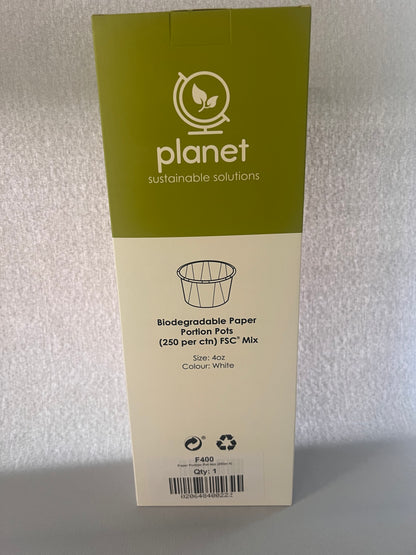 Paper Portion Pot 4oz (250pcs)