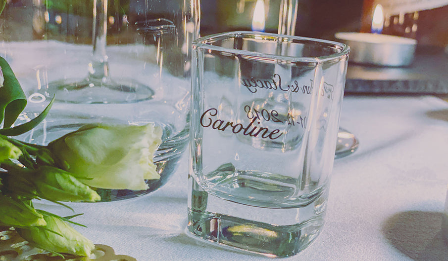 Wedding shot glasses online