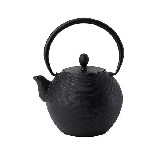 Akita Black Cast Iron Teapot 44oz/1.25L - Coffeecups.co.uk