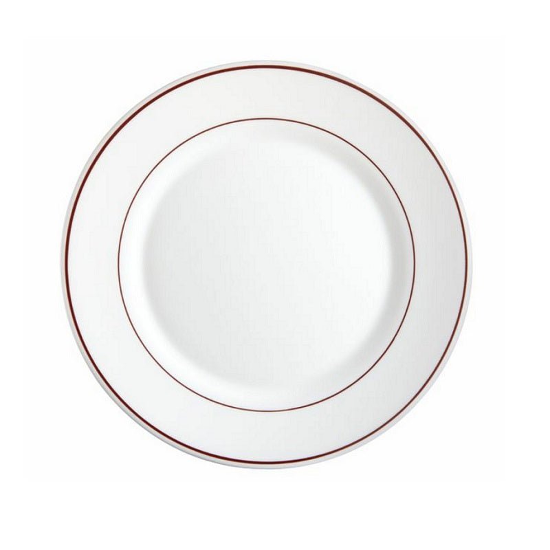 Arcoroc Restaurant Bordeaux Burgundy Plate 19cm - Coffeecups.co.uk