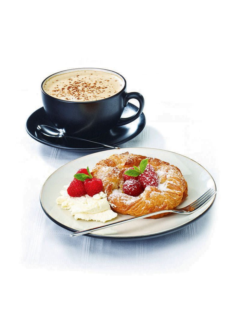 Barista Cafe Cappuccino Saucer 6.25" (16cm) - Coffeecups.co.uk