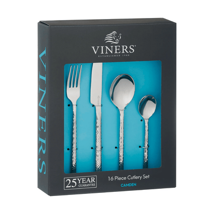 Camden 18/0 16 Pce Cutlery Set Giftbox - Coffeecups.co.uk
