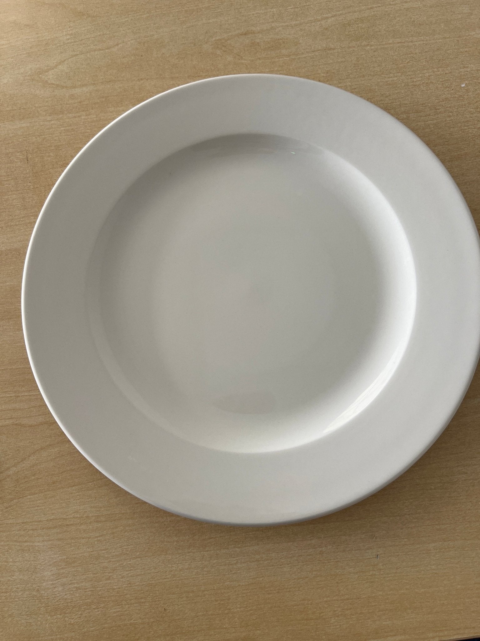 Churchill Profile White Plate 26.1cm/10.25" - Coffeecups.co.uk