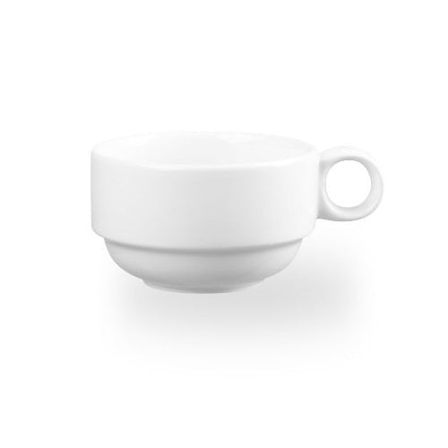 Churchill Profile White Stacking Cup 10oz/280ml - Coffeecups.co.uk
