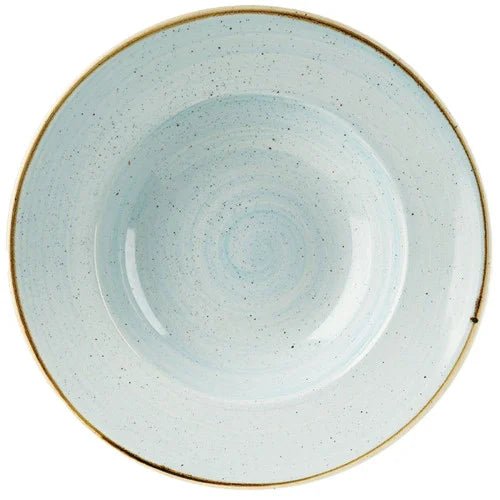 Churchill Stonecast Duck Egg Blue Wide Rim Bowl 28cm/11" - Coffeecups.co.uk