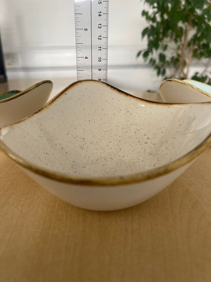 Churchill Stonecast Triangle Bowl 15.3cm/6" - Coffeecups.co.uk