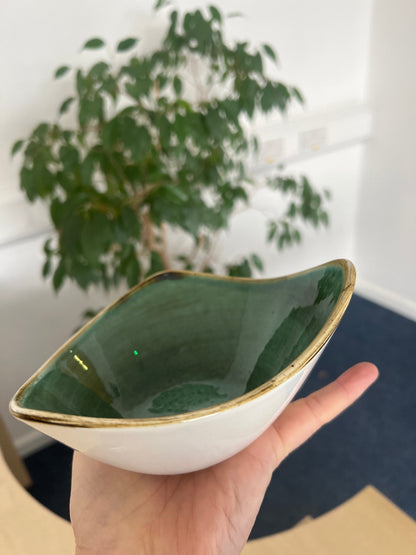 Churchill Stonecast Triangle Bowl 15.3cm/6" - Coffeecups.co.uk