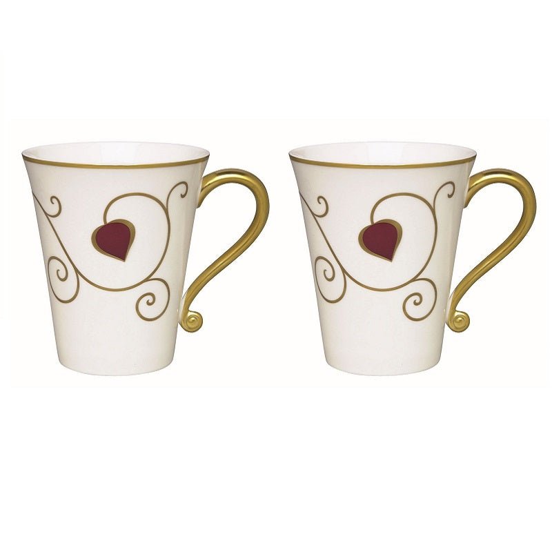 Elia Jewel 2 Piece Fine Bone China Mug Set - Coffeecups.co.uk