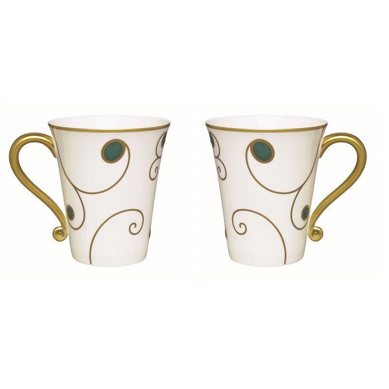 Elia Jewel 2 Piece Fine Bone China Mug Set - Coffeecups.co.uk