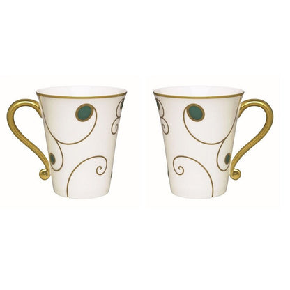 Elia Jewel 2 Piece Fine Bone China Mug Set - Coffeecups.co.uk