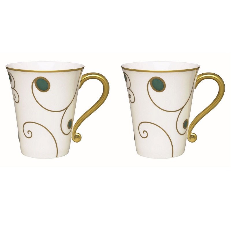 Elia Jewel 2 Piece Fine Bone China Mug Set - Coffeecups.co.uk