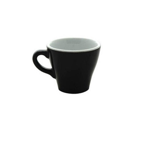 Enrica Double Espresso Cup BLACK 114ml/4oz - Coffeecups.co.uk