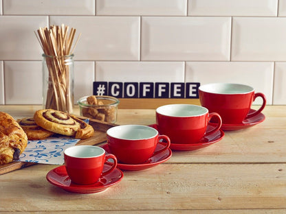 GenWare Colours Flat White Cups 6oz/170ml - Coffeecups.co.uk