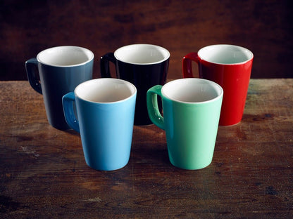 GenWare Colours Latte Mugs 12oz/340ml - Coffeecups.co.uk