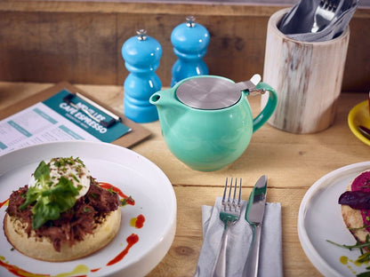 GenWare Colours Teapots w. Stainless Steel Lid & Infuser 17.6oz/500ml - Coffeecups.co.uk