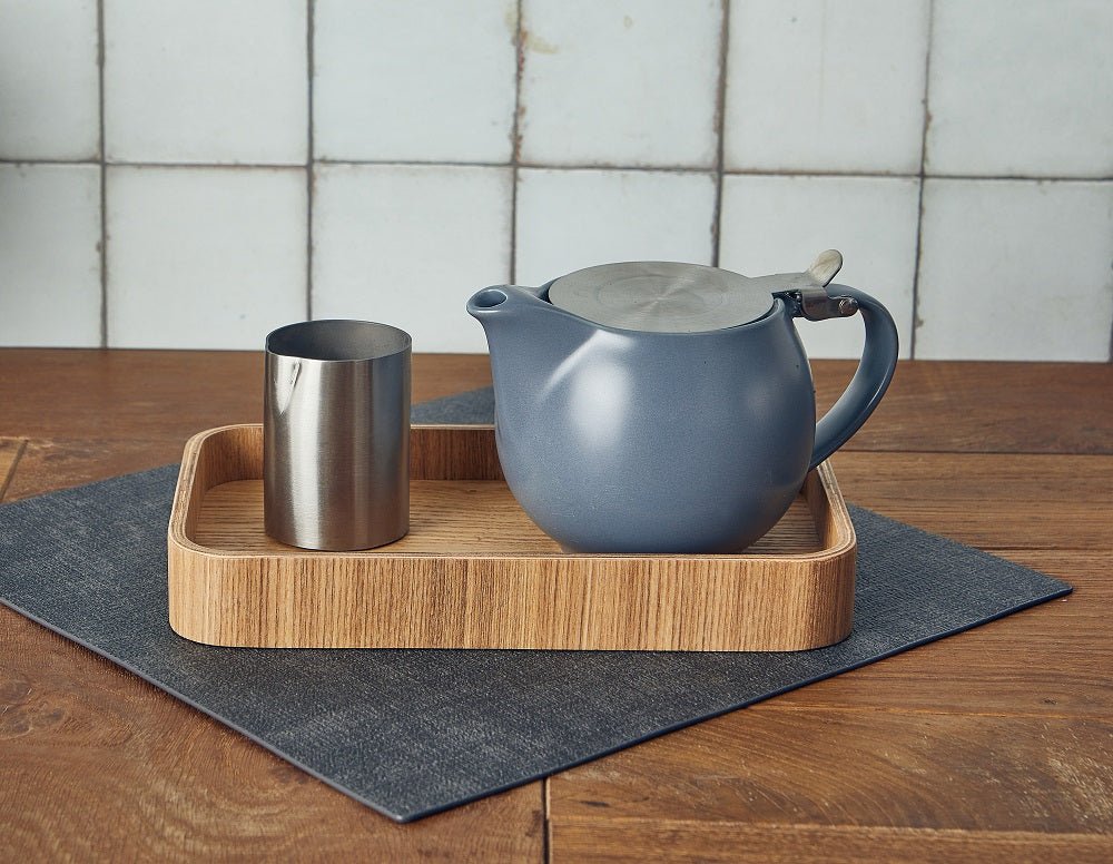 GenWare Matt Teapots w. Stainless Steel Lid & Infuser 17.6oz/500ml - Coffeecups.co.uk