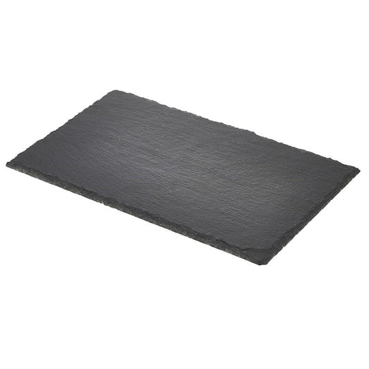 Genware Natural Slate Platter 26.5x16cm GN 1/4 - Coffeecups.co.uk