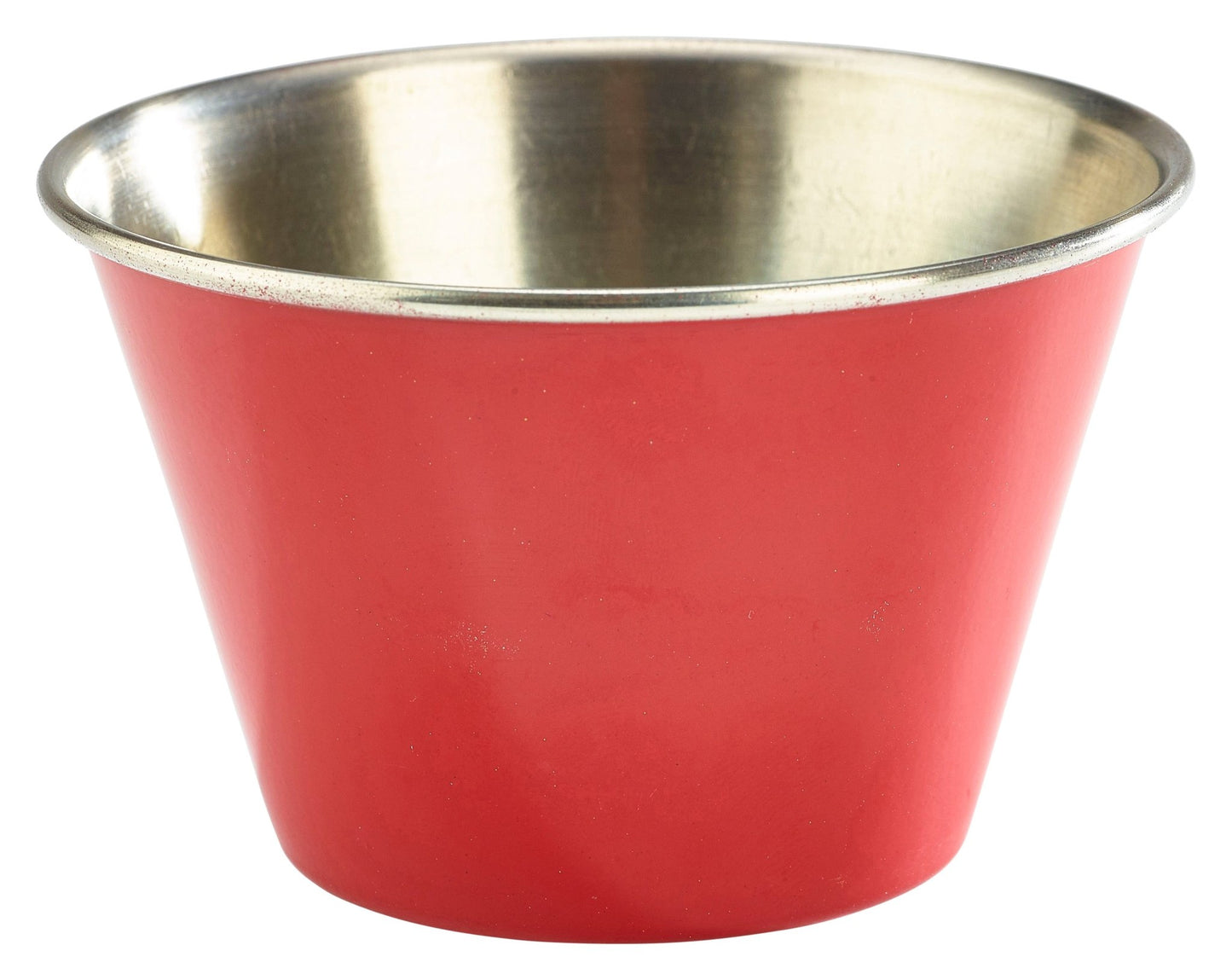 GenWare Red Stainless Steel Ramekin 17cl/ 6oz - Coffeecups.co.uk