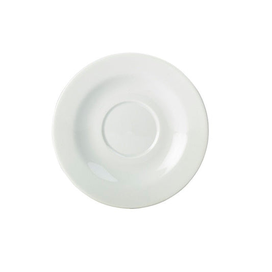 GenWare Saucer 16cm/6.25" (fits GenWare Italian Style 10oz cups) - Coffeecups.co.uk