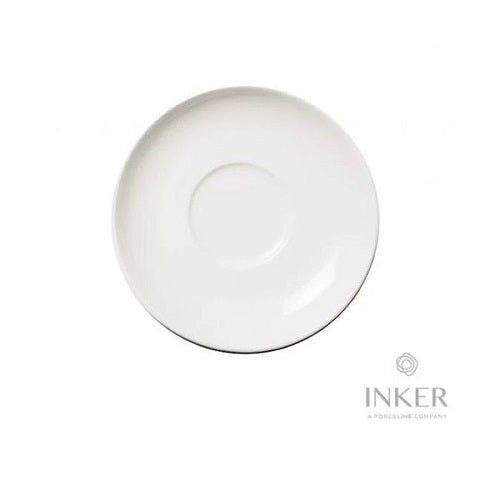 Inker Cappuccino Saucers 14cm/5.5" (fits Luna/Enrica 6oz cups) - Coffeecups.co.uk