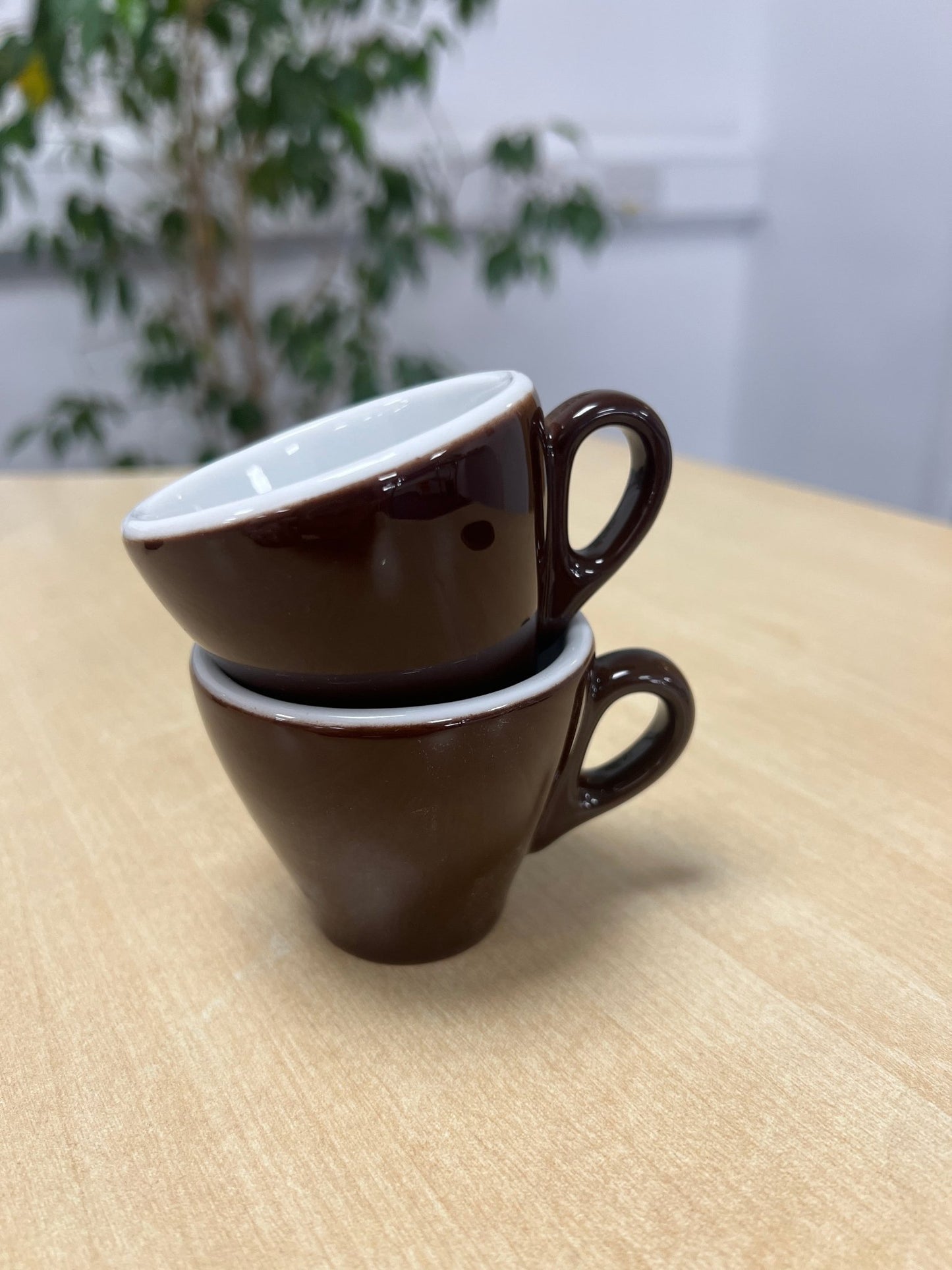 Inkerpor Enrica Espresso cup 3.5fl oz Dark Brown - Coffeecups.co.uk