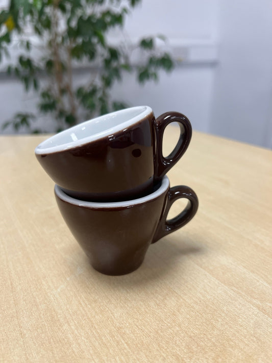 Inkerpor Enrica Espresso cup 3.5fl oz Dark Brown - Coffeecups.co.uk