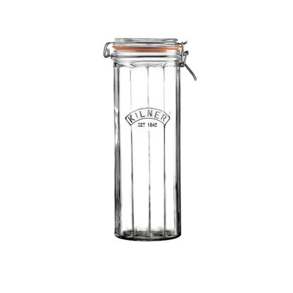 Kilner Facetted Clip Top Jar 2.2 Litre - Coffeecups.co.uk